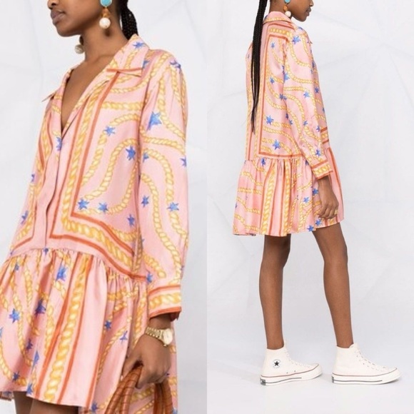 Sandro Alexiane Silk Dress - Picture 1 of 6